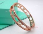 T I F F I NY & C o Rose Gold Diamond Bangle Buy Replica jewelry